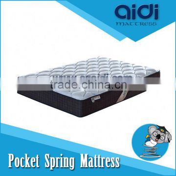 Modern Bedroom Furniture Coolmax Knitting Fabric Single Side Latex Pocket Spring Mattress