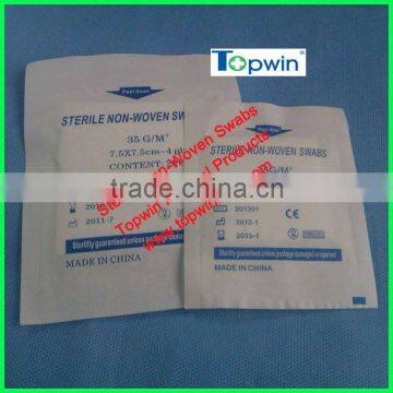 sterile nonwoven swabs