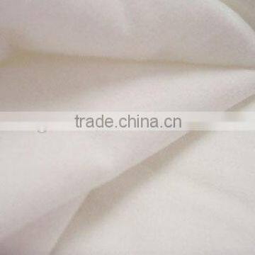 100% cotton flannel white fabric