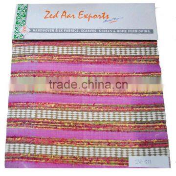 Furnishing Silk handloom stripe fabrics