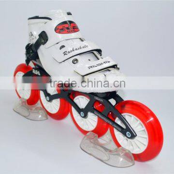 white speed skating shoes inline skate roller skate Iran skate OEM ODM logo red color skating wheels