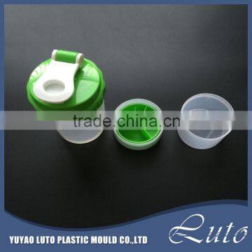 Food Grade Customized Logo Three Layer Protein Shaker Cup photo-2