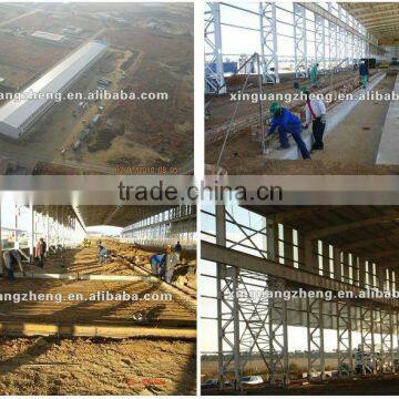 Light prefabricated steel structure house for chicken farm /carport/car garage /steel structure building project