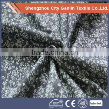 printed shirt fabric for piece dyed printed fabric for men/women fashion garment fabric