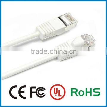 China Cables Red /white Color With Individual Shielding Cat6a Patch Cord Cable photo-4