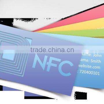 Cheap PVC business card/plastic NFC business card