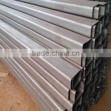 316 stainless steel supporting c shape slotted steel channel ISO and SGS Certification