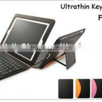 Two-tone Ultrathin Bluetooth Keyboard Leather Cover Case for iPad air/ 2