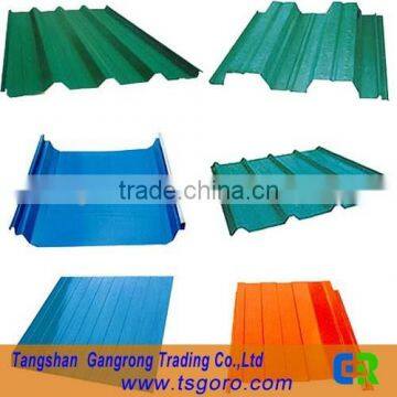 color corrugated metal roofing sheet