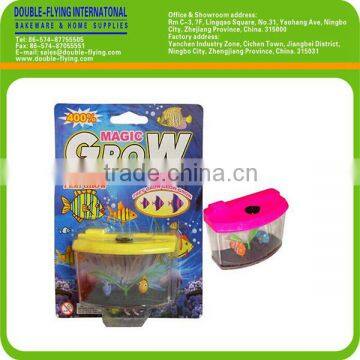 Growing Fish Tank Toy Inventory, Toy Fish Tank, Mini Aquarium, Closeout, Surplus Toys photo-2