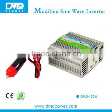 High frequency usb portable car power converter 150W dc 12v to ac 220v power inverter