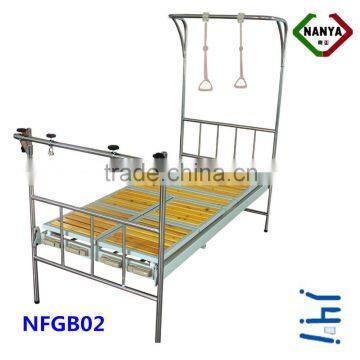 NFGB02 Orthopedics traction bed with 2 lifting poles