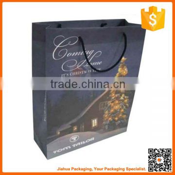 christmas decorative black gift paper bags design