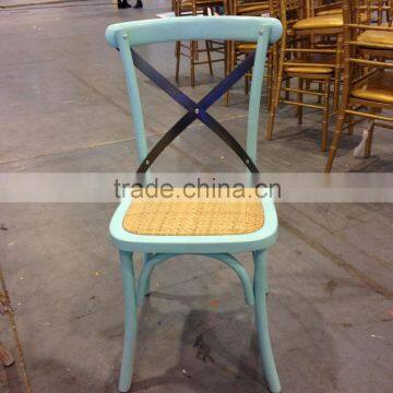 solid wood beech cross back dining chair for event