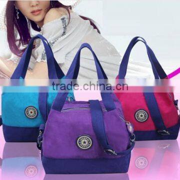 Top quality women girls pink colorful fashion lightweight travel waterproof waist chest bag single-shoulder bag handbag