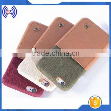 Back Cover Case With Simple Card Pocket For Samsung Galaxy S5 Cover Made In China