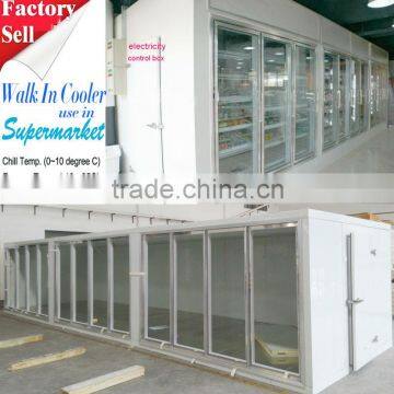 walk In cooler & display cooler room for supermarkets ( OEM size)