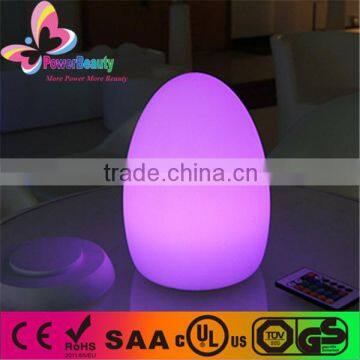 rechargeable led egg table lamp lighting led color changing for outdoor use