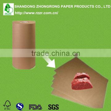 65+15gram PE coated kraft paper for meat