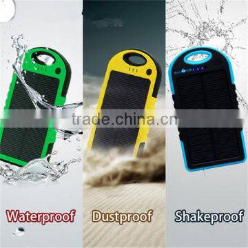 travel set 5000mah Solar energy power bank factory outlets center