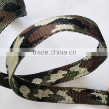 Printing camo nylon webbing ,polyester webbing for military webbing