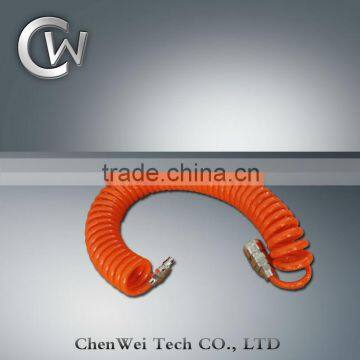 Pneumatic PU Spring Hose With Fittings-PU6X4mm