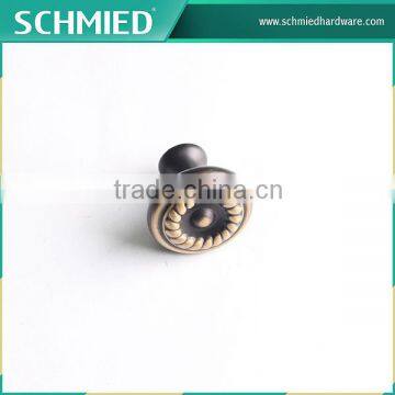 Copper Furniture Cabinet Handles Copper Finish Square Knob Brass Material photo-2