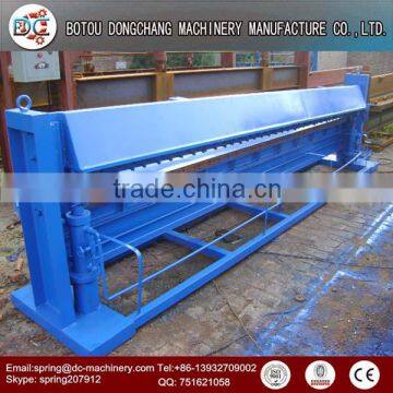 4-6m roofing sheet bending machine , manual sheet metal bending machine