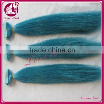 double drawn blue tape hair extensions wholesale ~Paypal accept