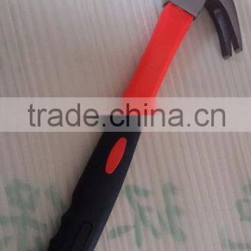 good quality of plastic handle carbon steel hammer 8oz -257