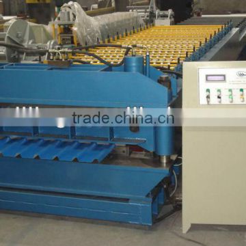 Double layer cold wall/roof roll forming machine