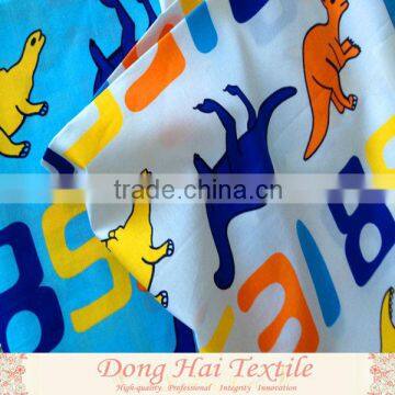 catoon printed cotton polyester fabric for kids