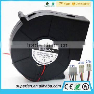 24V DC blower 97x97x33mm cooling fan