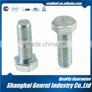 High strength M42 large remove stripped hex bolt BC.BD ASTM A354 Nickel Electro plating