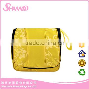 wholesale 600D make up cosmetic bag with zip for tavel