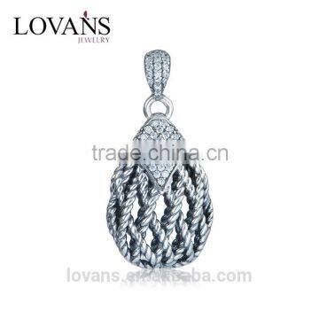 Vintage Style Hemp Design 925 Sterling Silver Quantum Pendant Price