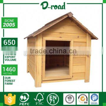 New Pattern Custom Printed Wooden Recycled Dog House For Outdoors With Door