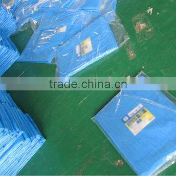 sky blue virgin material light duty pe/polythene fabric tarps sheet