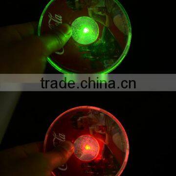 High Quality Colorful LED Flash Coaster /flash Frink Coaster/led Flash Bottle Coaster photo-4