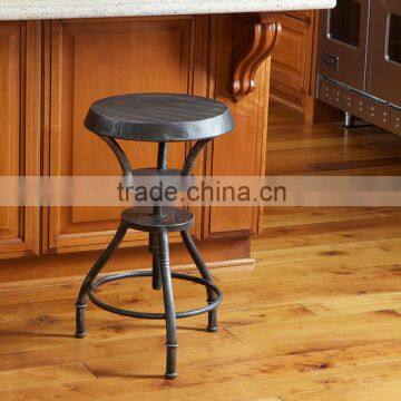 Iron Pipe Bar Stool