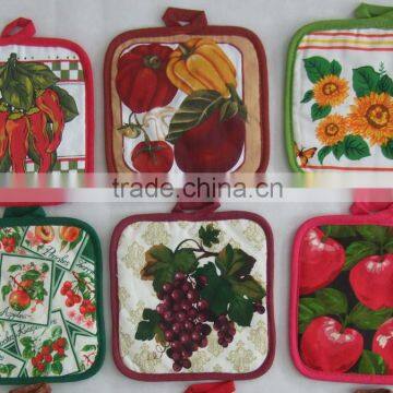 Walmart Design Pot Holder Set American Oven Mitten Single Coffee Design Insulated Hot Pot Set photo-3