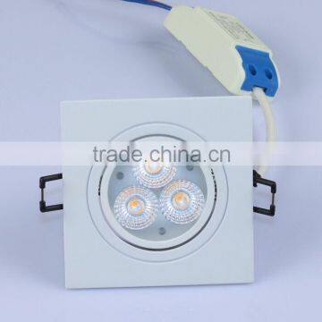 led ceiling recessed square led light downlights with CE driver