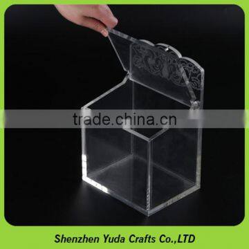 Laser engraving waterproof storage case acrylic dustproof showcase