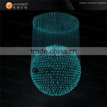 Special design LED fiber optical light for hotel club fiber optic crysatl ball light om508