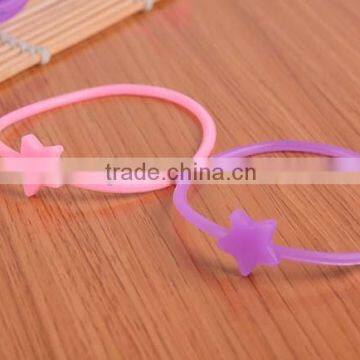 Hot Sale Eco-Friendly Funny Elastic Silicone Bracelet Wristband Cheap Price photo-5