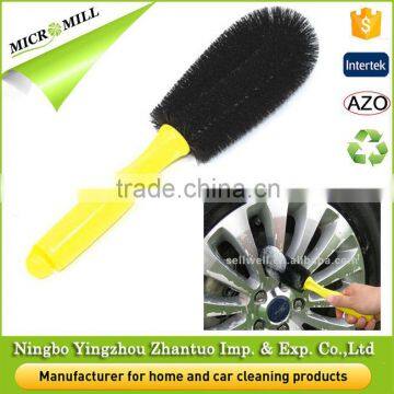 Car detailing brush soft bristle wash car tire cleaning brush