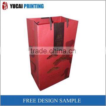 Red paper bag shopping bag gift bag