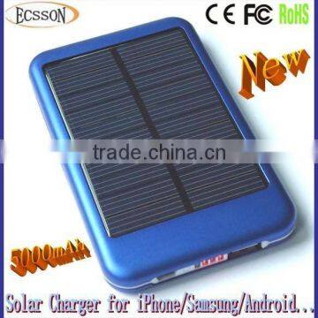 5000mAh solar cell phone charger