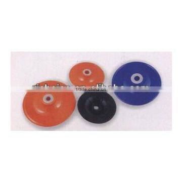 Rubber backing pad