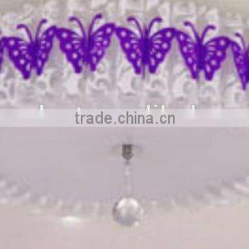 Newest modern style Purple Butterfly Shade PP Modern Plastic Hanging Lamp ceiling lights